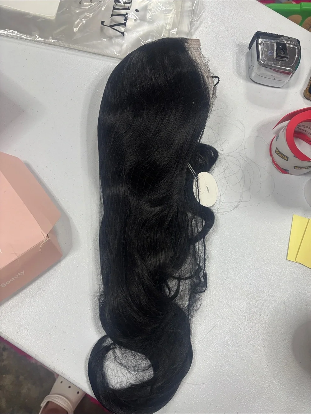 Black forever hair wig